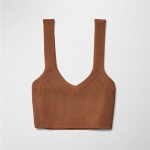 Aritzia Wilfred Mony Knit Crop Top